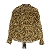 Marcelo Burlon County Of Milan Brown Leopard Print Button Down Shirt In Brown