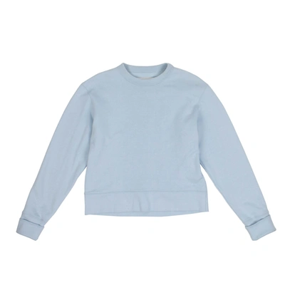 A Blue Pullover Crewneck Swetshirt