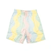 Casablanca Colour-block Drawstring Silk Shorts In Multi