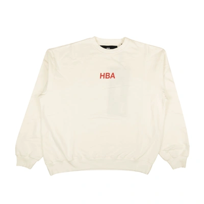 Hood By Air White Patches Crewneck Sweatshirt