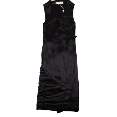 A Blck Stin Tie Dress