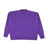 Palm Angels Purple Intarsia Palm Tree Knit Sweater In Purple
