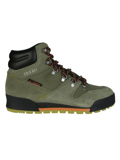 Adidas Originals Terrex Snowpitch Suede Hiking Boots In Marrone