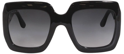 Gucci Gg0053sn W 001 Oversized Square Sunglasses In Grey