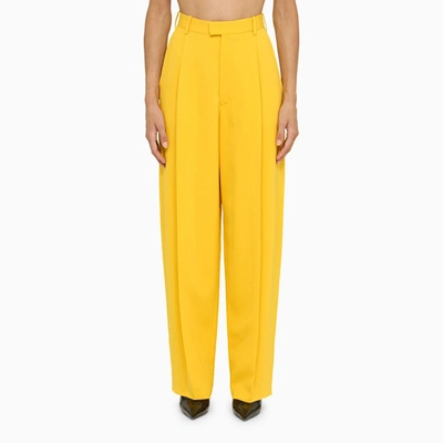 Marni Yellow Viscose Baggy Trousers