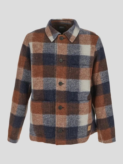 APC A.P.C. EMILE FELTED OVERSHIRT