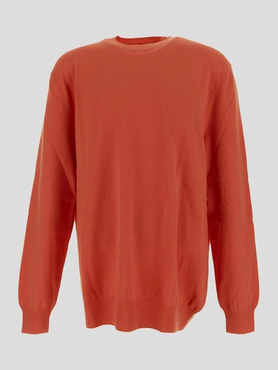 Comme Des Garçons Comme Des Garcons Sweaters In Orange