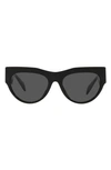 Versace Women's 56mm Cat-eye Sunglasses In Black
