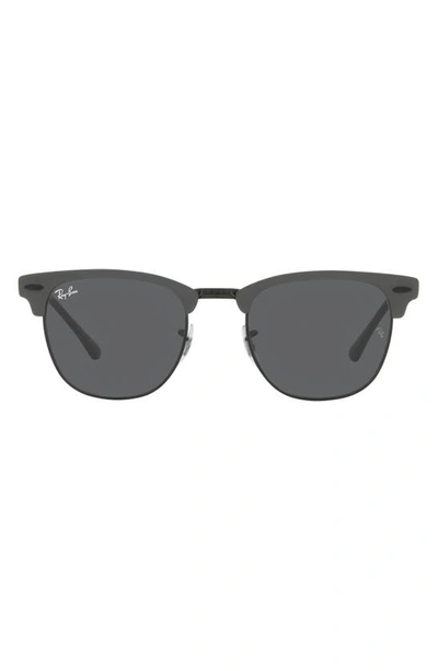 Ray Ban Clubmaster 51mm Sunglasses In Dark Grey