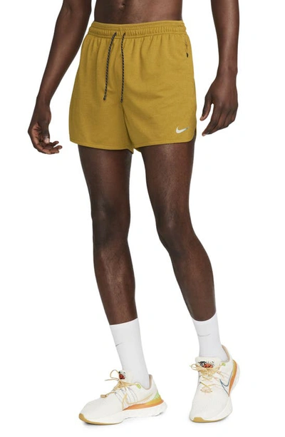Nike Run Division Stride Running Shorts In Bronze