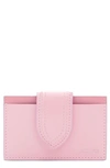 Jacquemus Le Porte Carte Bambino Leather Card Case In Pale Pink
