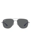 Ray Ban Ray-ban Aviator Frame Sunglasses In Silver