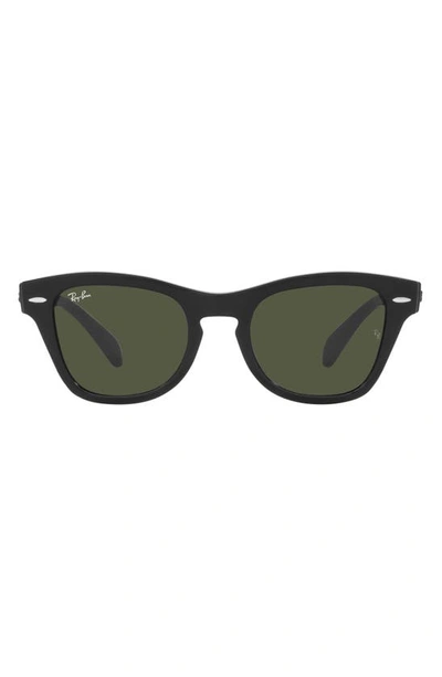 Ray Ban 50mm Square Sunglasses In Black