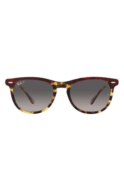 Ray Ban Eagle Eye 53mm Polarized Pillow Sunglasses In Grey Gradient