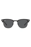 Ray Ban Clubmaster 55mm Square Sunglasses In Dark Grey