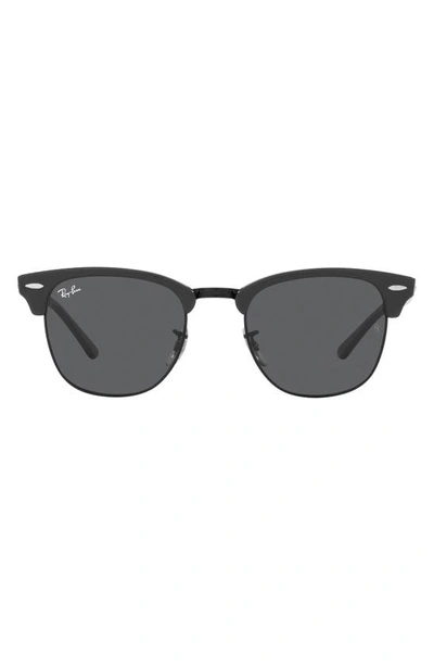 Ray Ban Clubmaster 55mm Square Sunglasses In Dark Grey