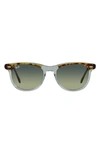 Ray Ban Eagle Eye 56mm Gradient Pillow Sunglasses In Havana