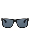 RAY BAN RAY-BAN 55MM RECTANGULAR SUNGLASSES