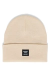 Herschel Supply Co Abbott Knit Beanie In Whitecap Gray