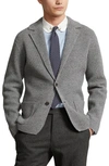 POLO RALPH LAUREN WOOL BLEND KNIT BLAZER