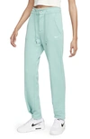Nike Cotton French Terry Joggers In Mineral/ Jade Ice