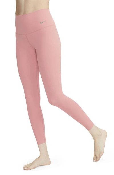 Nike Women's Zenvy Gentle-support High-waisted 7/8 Leggings In Pink