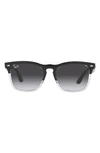 Ray Ban Steve 54mm Square Sunglasses In Black