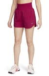 Nike Dri-fit Ultra High Waist 3-inch Brief-lined Shorts In Noble Red