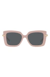 Tiffany & Co 53mm Butterfly Sunglasses In Dark Grey