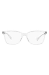 Versace 55mm Pillow Optical Glasses In Crystal