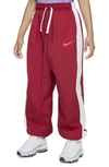Nike Sportswear Big Kids' (girls') Woven Pants In Red