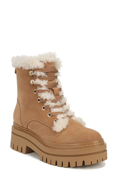 Sam Edelman Kyler2 Combat Boot Golden Caramel In Beige