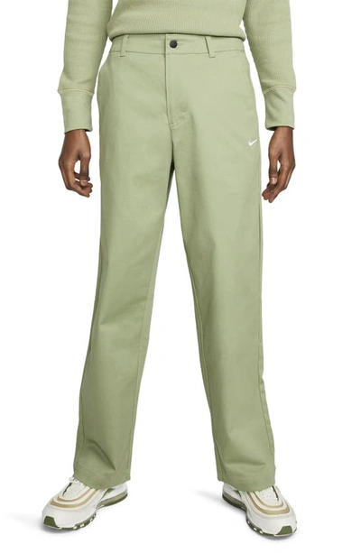 Nike Life Stretch Cotton Chino Pants In Green