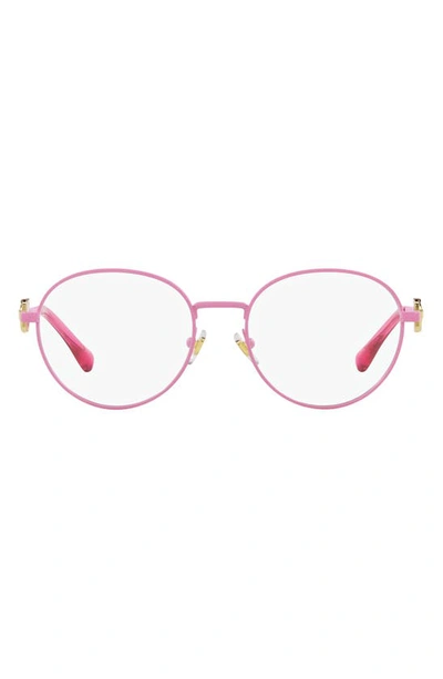 Versace 48mm Phantos Optical Glasses In Matte Pink