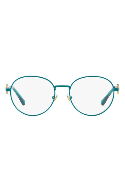 Versace 48mm Phantos Optical Glasses In Turquoise