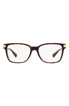 Versace 55mm Pillow Optical Glasses In Havana