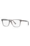 Versace 55mm Pillow Optical Glasses In Opal Grey