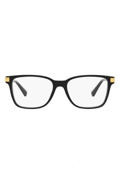 Versace 55mm Pillow Optical Glasses In Black