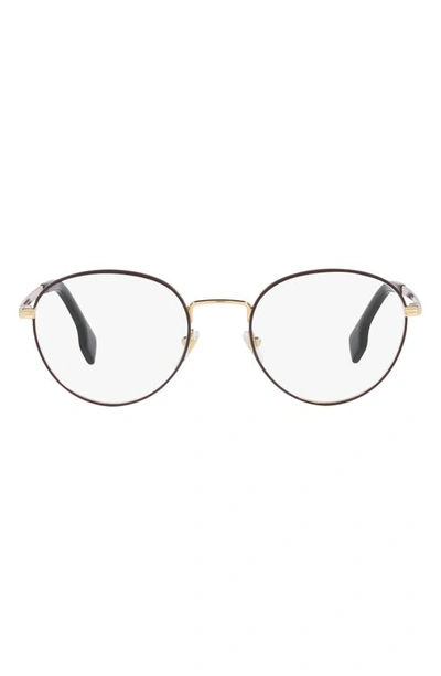 Versace 51mm Phantos Optical Glasses In Matte Gold