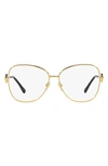 VERSACE 55MM BUTTERFLY OPTICAL GLASSES