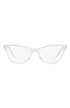 VERSACE VERSACE 54MM CAT EYE OPTICAL GLASSES