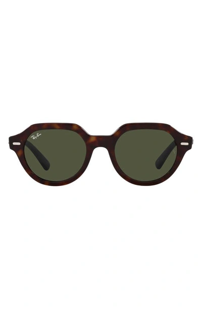 Ray Ban Gina 53mm Square Sunglasses In Havana