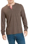 Threads 4 Thought Long Sleeve Henley In Espresso