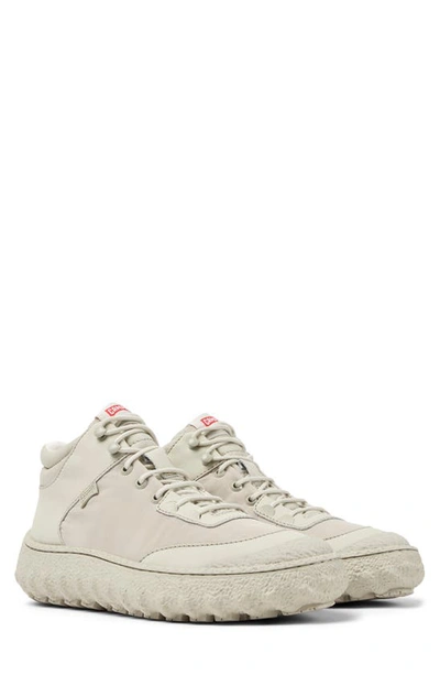 Camper Ground Ankle Boots In Light Grey