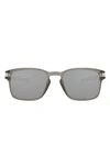 Oakley Latch 55mm Prizm™ Rectangular Sunglasses In Grey