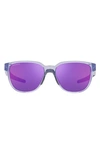 Oakley Actuator 57mm Low Bridge Fit Prizm™ Rectangular Sunglasses In Trans Lilac