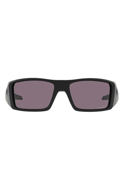 Oakley Heliostat 61mm Prizm™ Rectangular Sunglasses In Matte Black