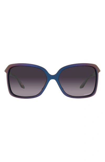 Oakley Wildrye 61mm Prizm™ Gradient Butterfly Sunglasses In Purple