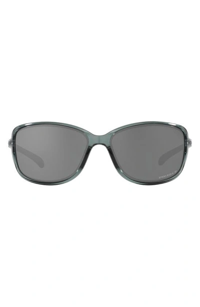 Oakley Cohort 62mm Polarized Oversize Sunglasses In Crystal