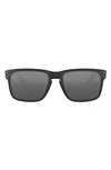 Oakley Holbrook 56mm Prizm™ Rectangular Sunglasses In Matte Black